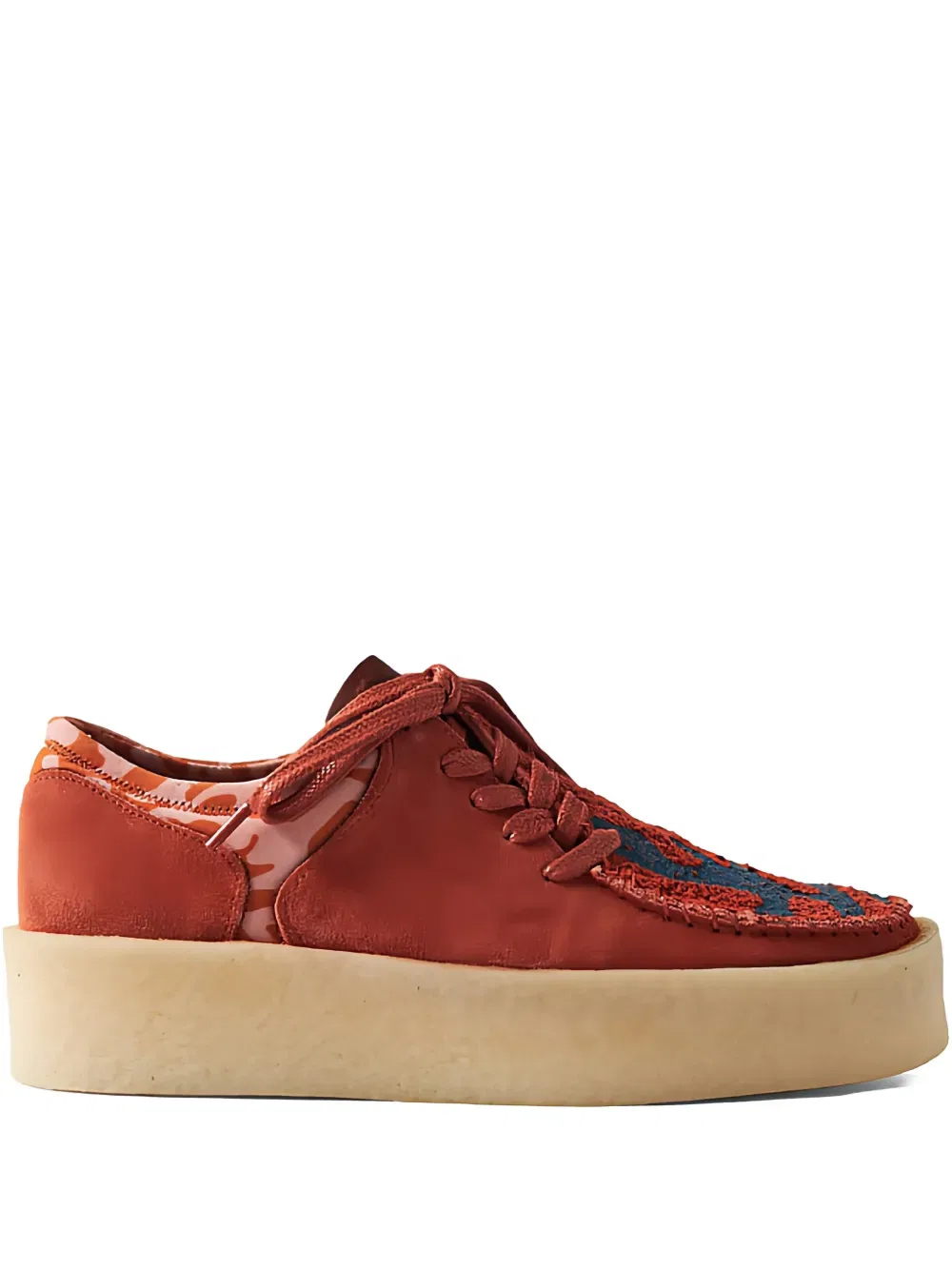 Туфли дерби на шнуровке из коллаборации с Salehe Bembury Clarks Originals, оранжевый