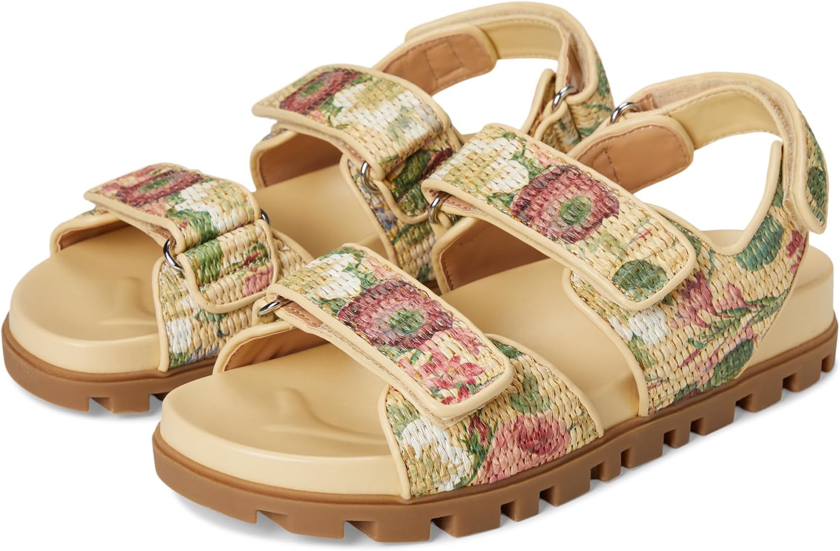 Сандалии Nine West Tillee, цвет Natural Vintage Floral Multi