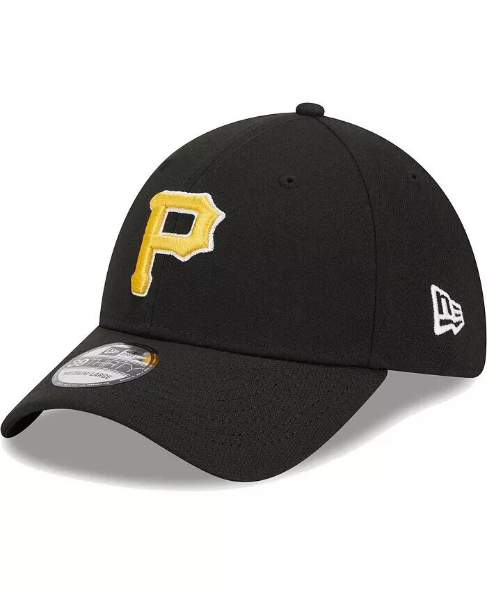

Мужская черная гибкая кепка с логотипом Pittsburgh Pirates 39THIRTY New Era