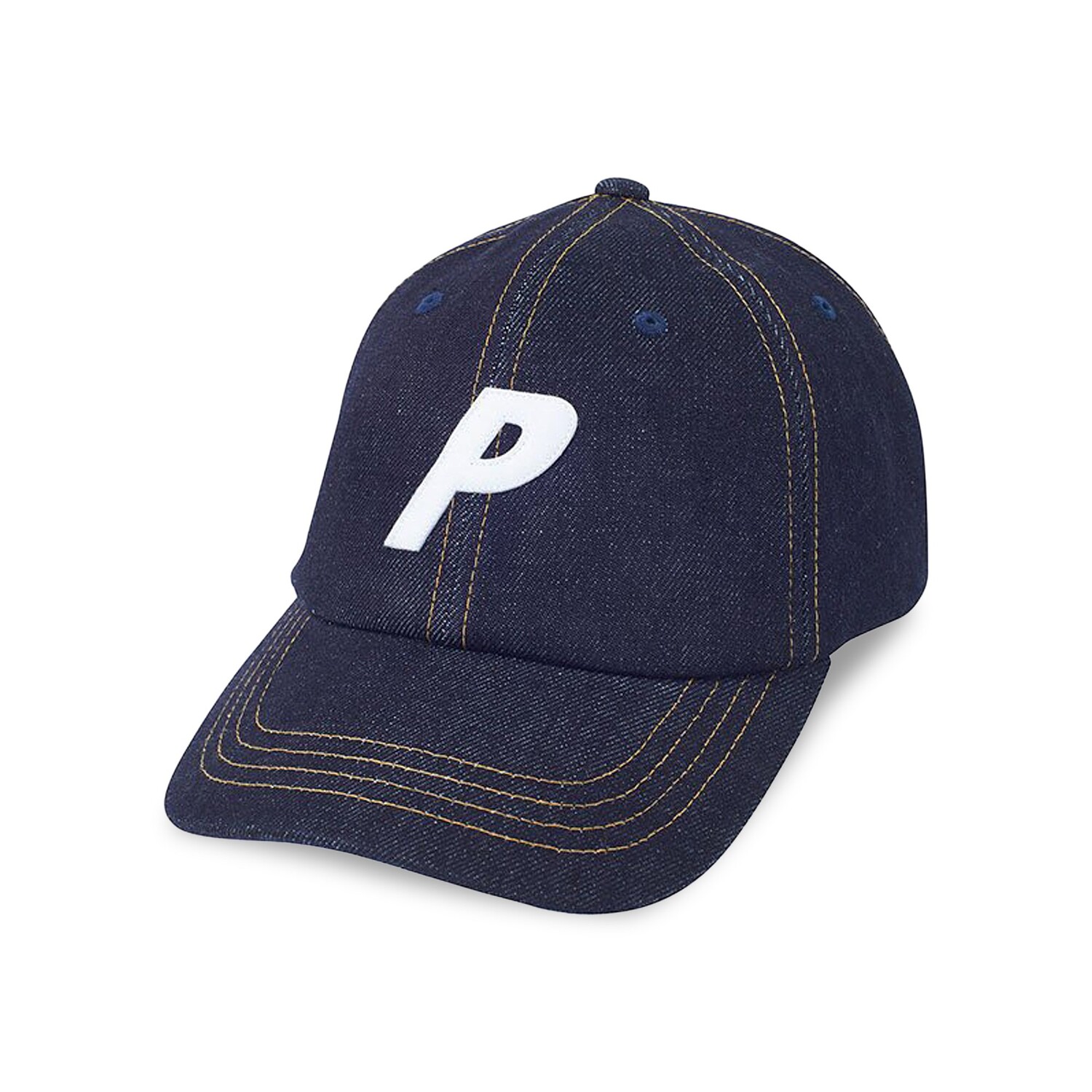 

Шестипанельная кепка Palace Denim P, цвет Stone Wash