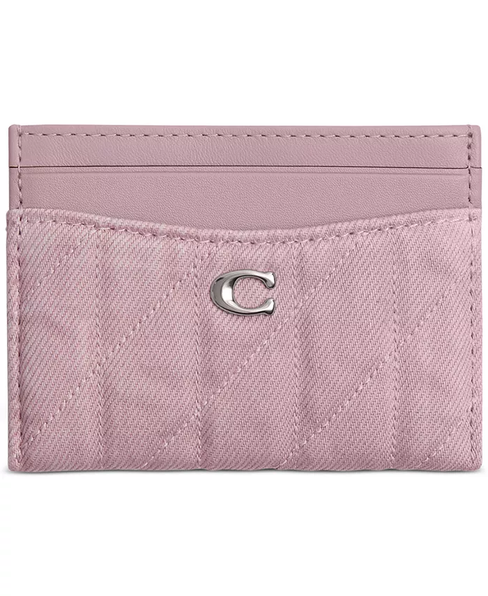 

Джиговая картхолдер Essential Denim COACH, мультиколор