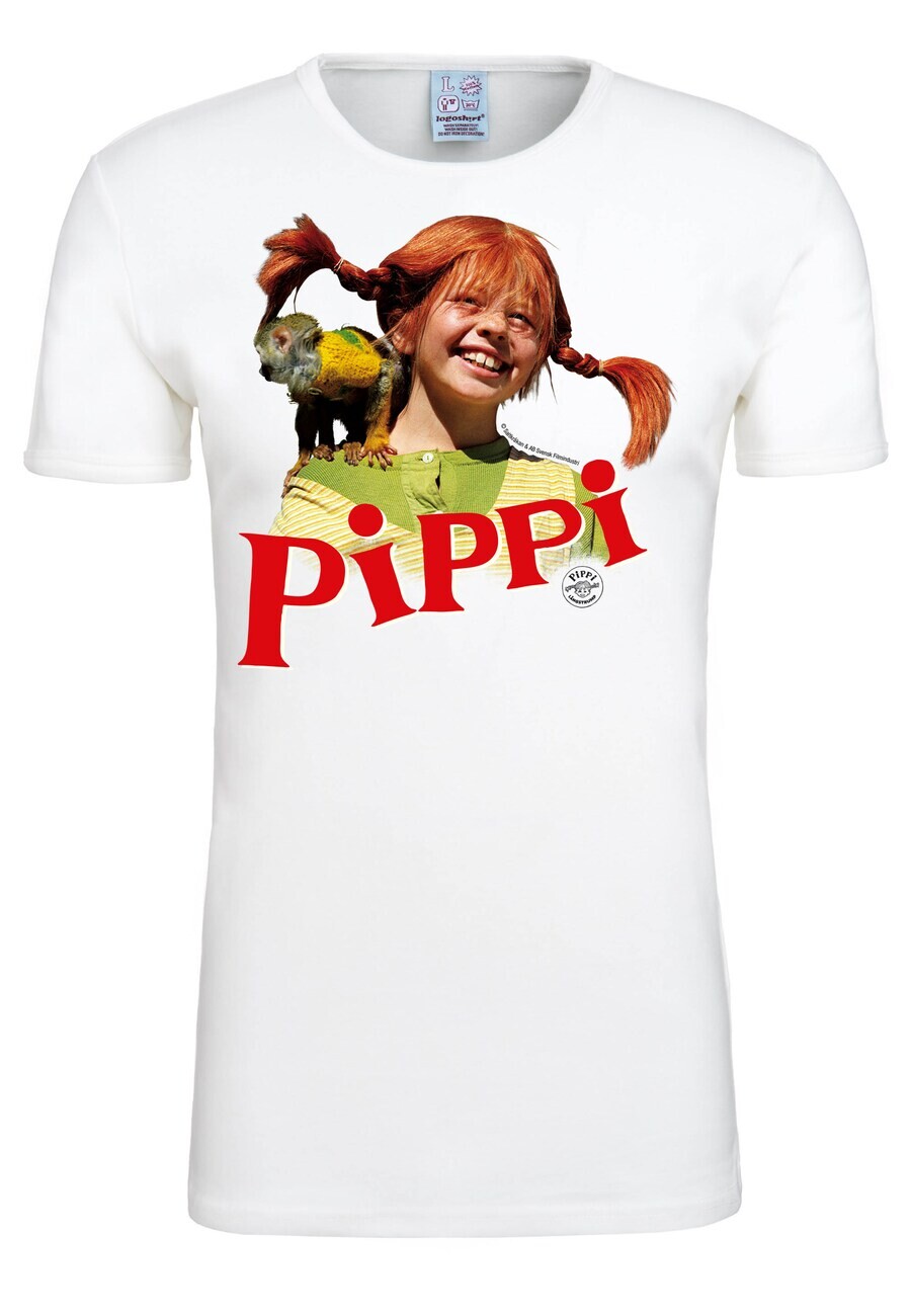 

Футболка Logoshirt LANGSTRUMPF, белый