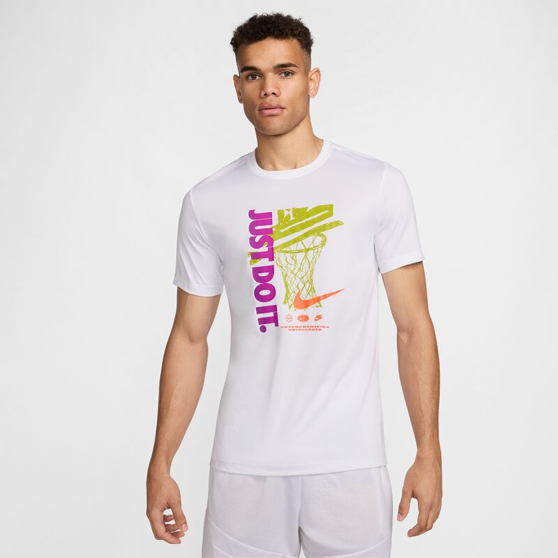 

Футболка для баскетбола Dri-Fit Nike, белый