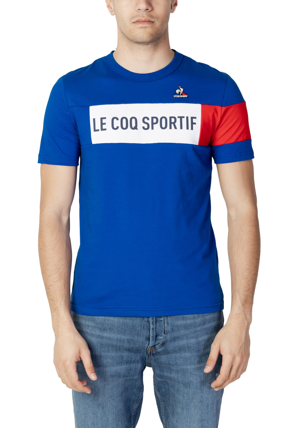

Футболка мужская Le Coq Sportif с принтом, синий