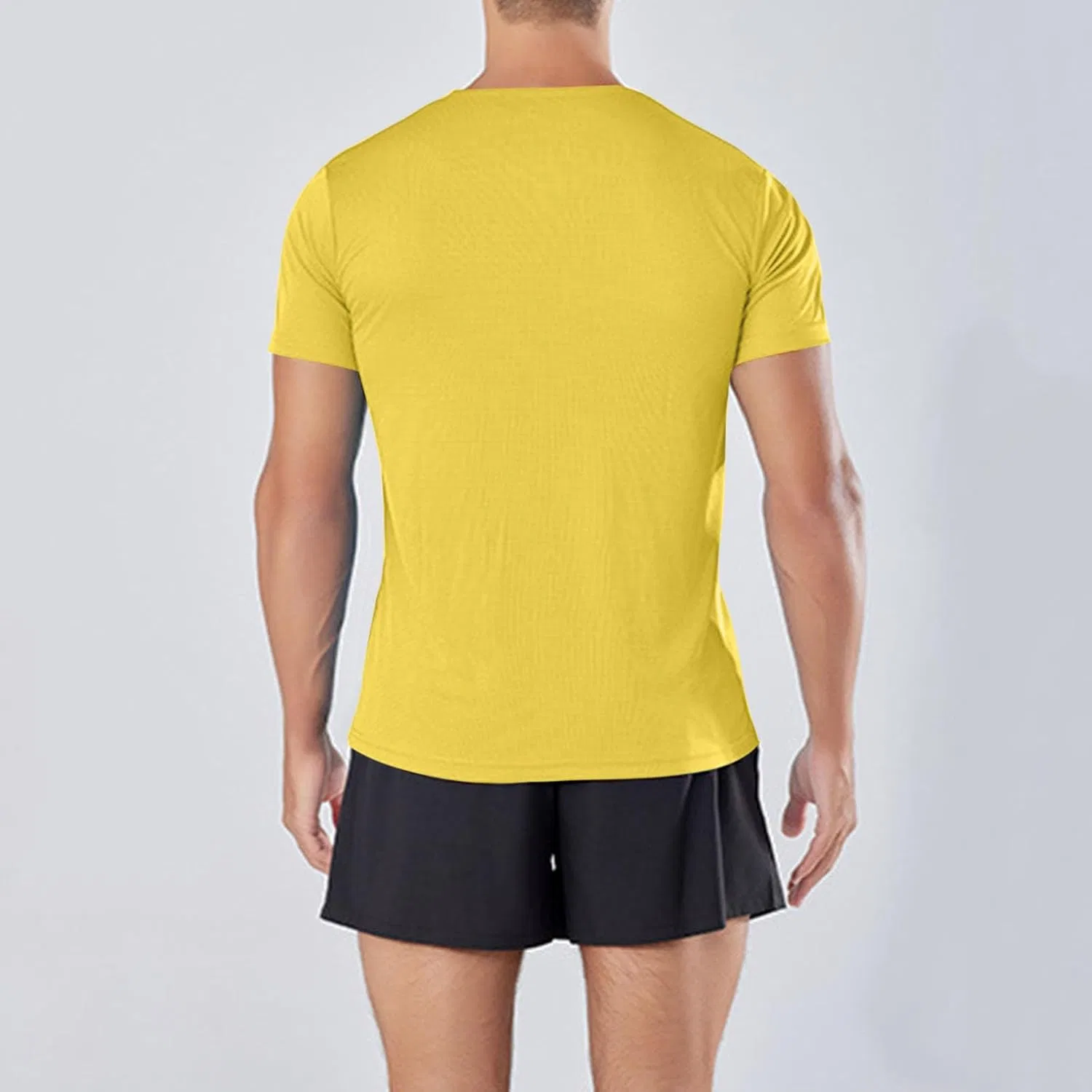 Мужская футболка Athletic T-Shirt, A01 Yellow — фото 3