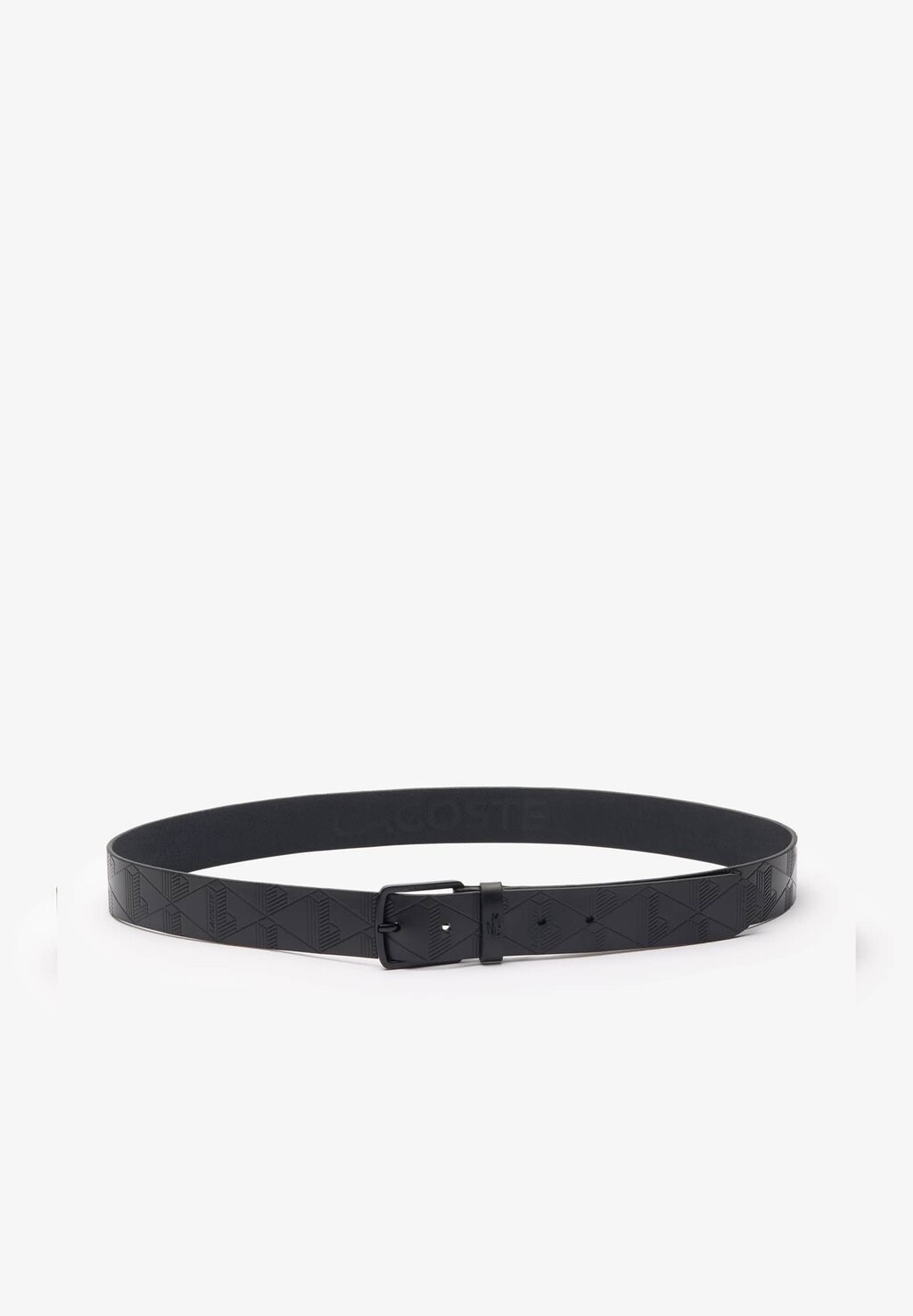 

Пояс EMBOSSED MONOGRAM Lacoste, черный