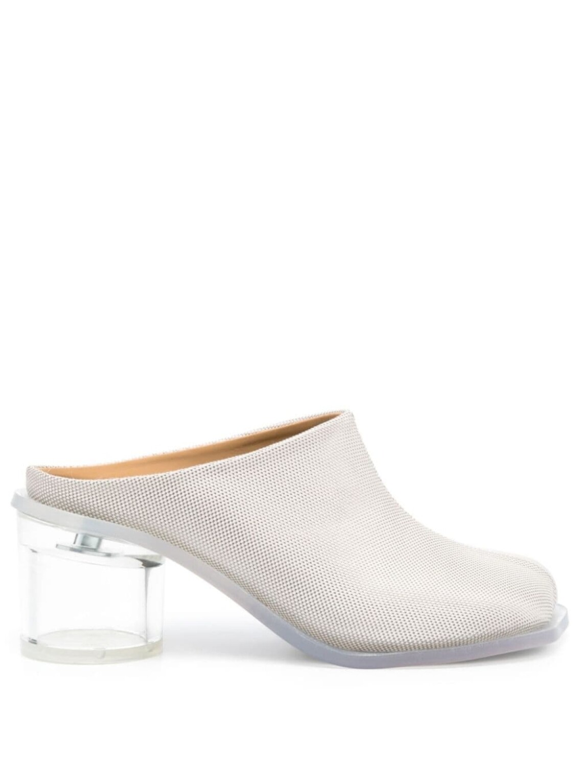 

MM6 Maison Margiela мюли Anatomic Transparent 60, нейтральный цвет