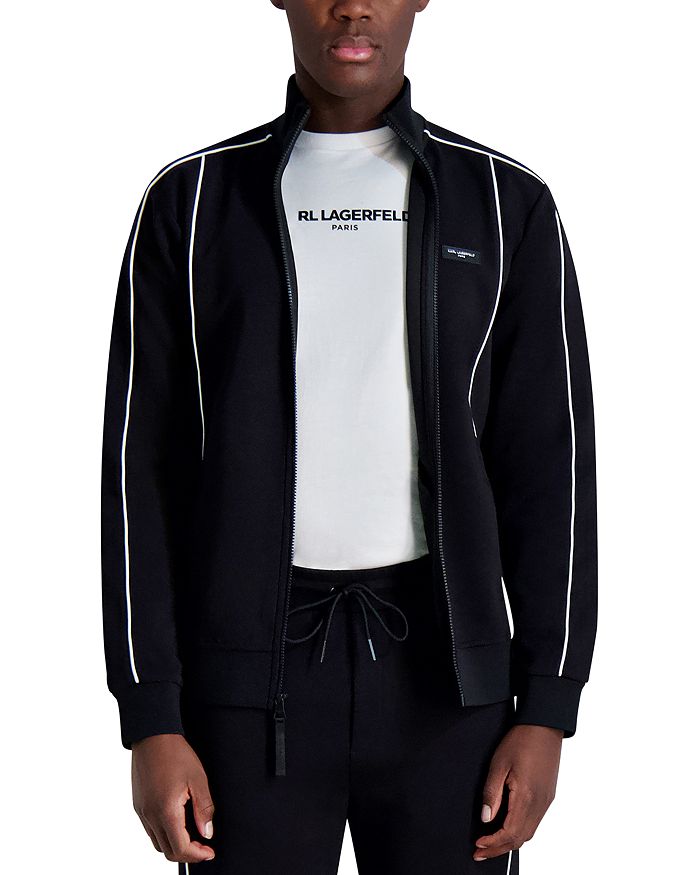 

Скейт-куртка Scuba Track KARL LAGERFELD PARIS, черный