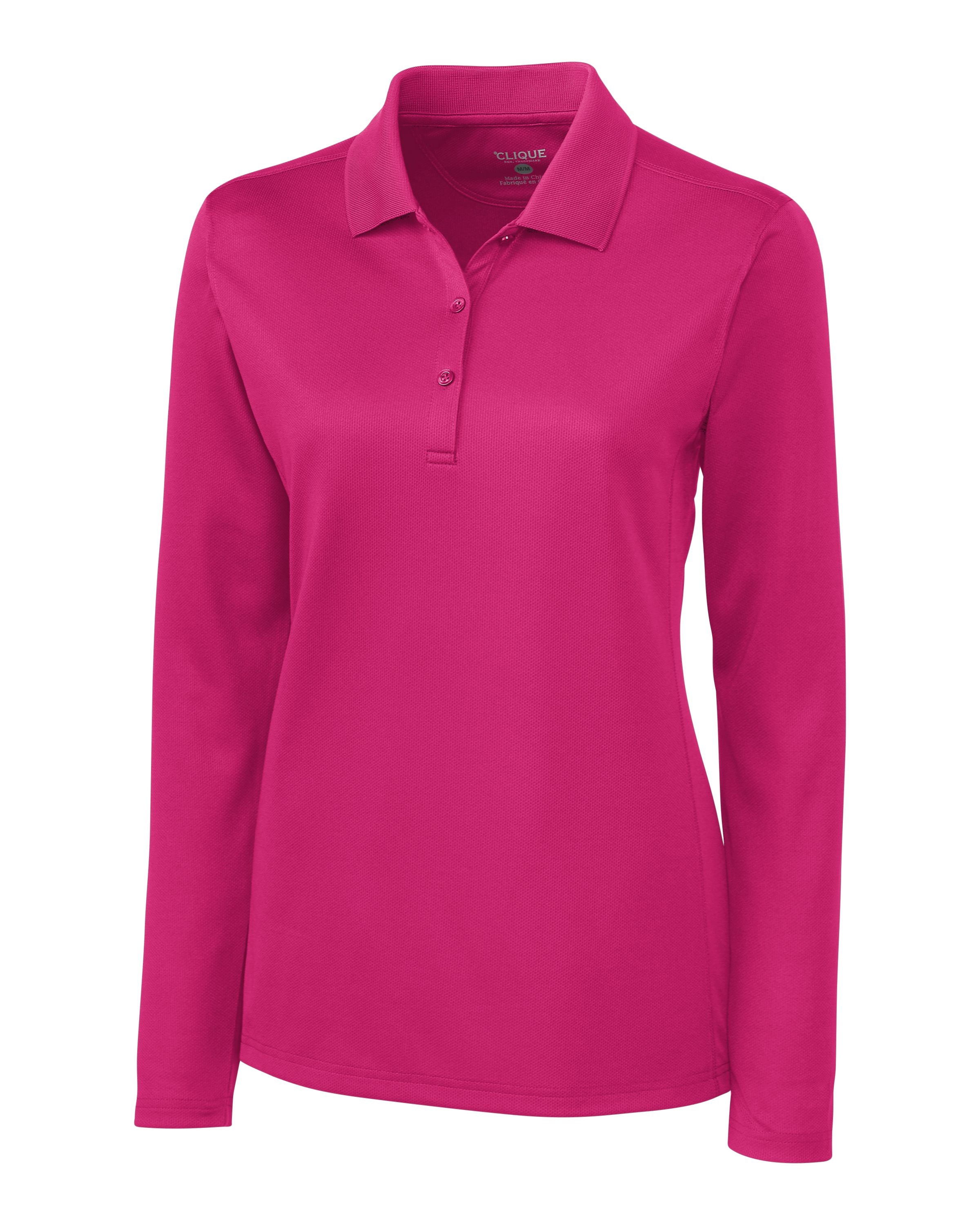 

Рубашка поло Clique L/S Ice Lady Pique, цвет ribbon pink