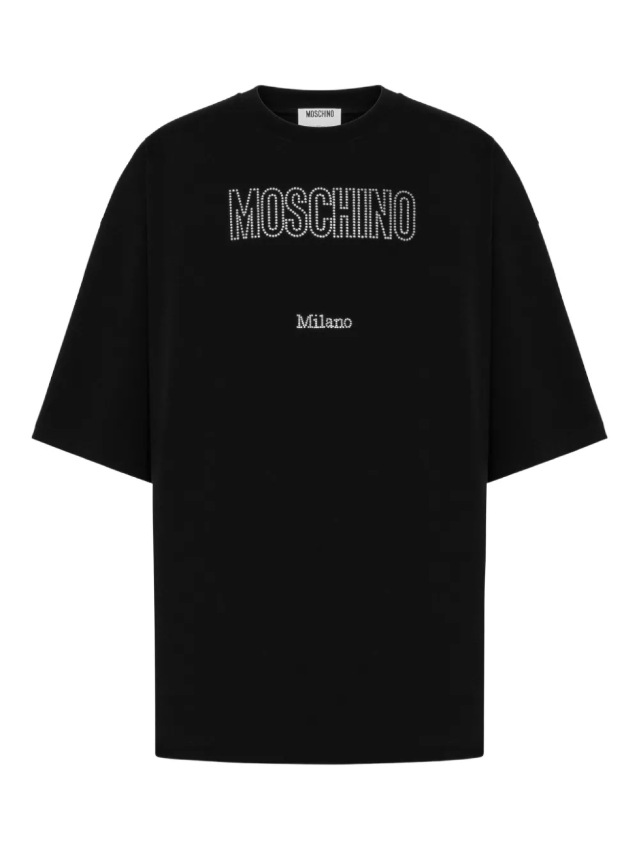 

Футболка с логотипом Moschino, черный
