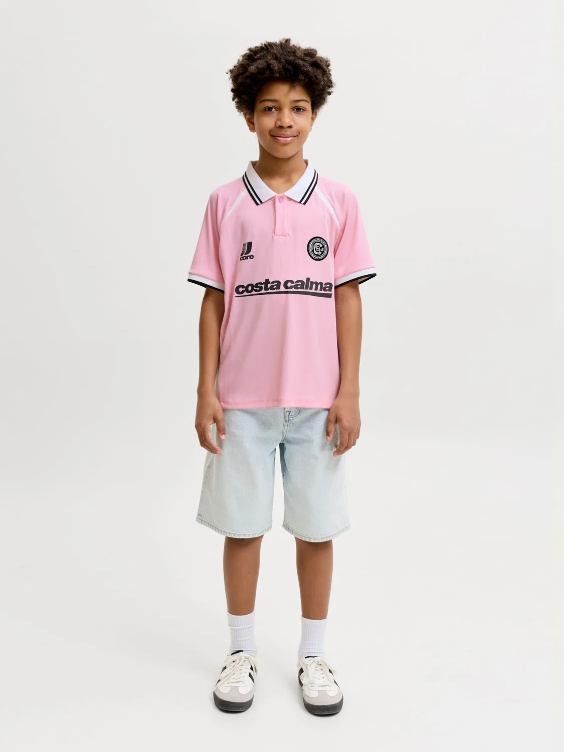 Футболка 'JCOClub' Jack & Jones Junior, Light Pink — фото 4
