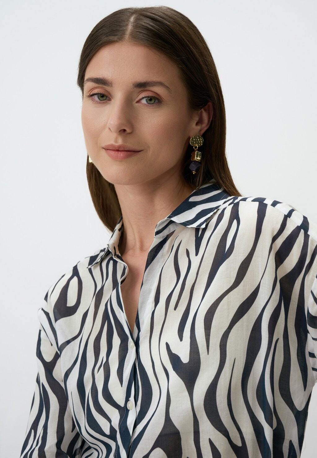 

Блуза LINE PATTERNED LONG SLEEVE Jimmy Key, темно-синий