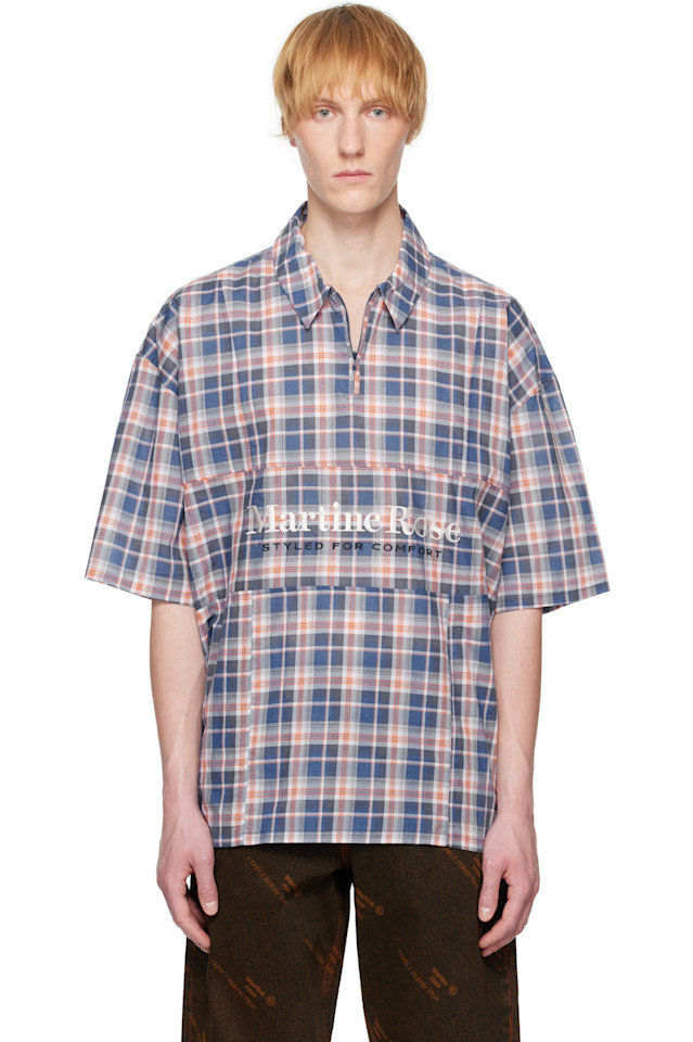 

Зип поло Martine Rose, мультиколор