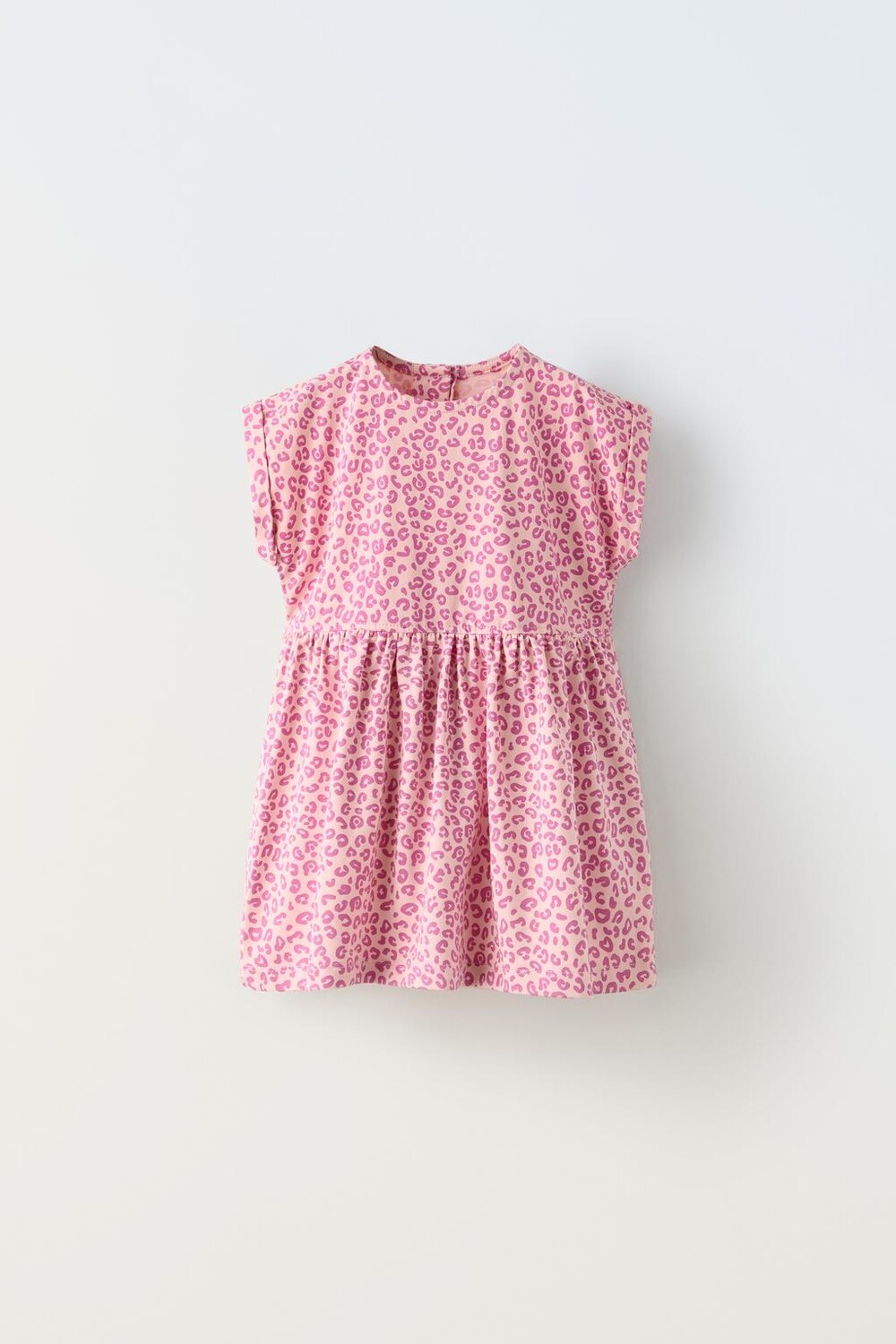 

Платье с животным принтом ZARA, розовый