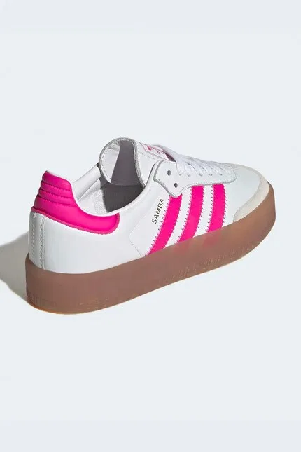 Кроссовки детские SAMBAE Adidas Originals, белый — фото 3
