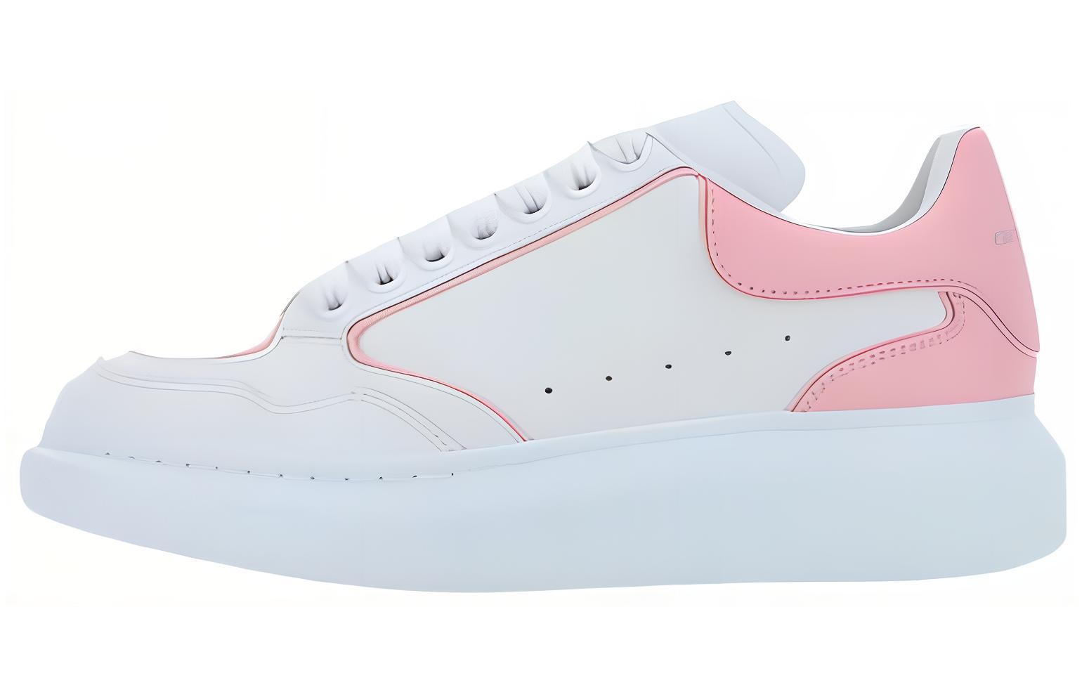 Большие низкие кроссовки женские Alexander McQueen, White
