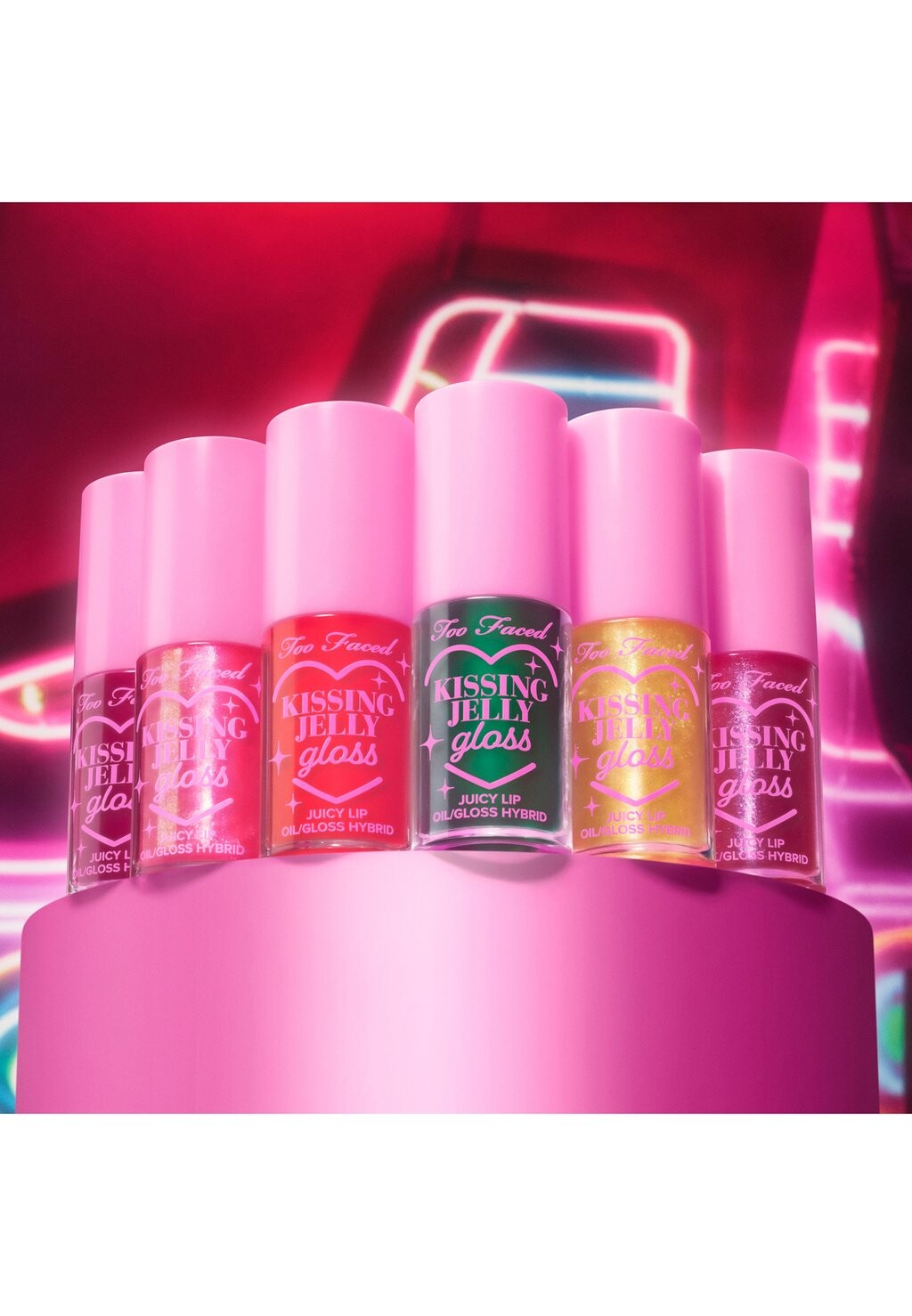 

Блеск для губ Kissing Jelly Too Faced, сладкая вата