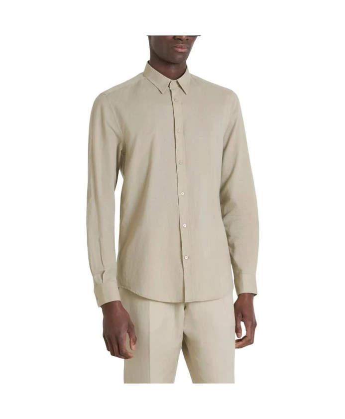 

Бежевая хлопковая повседневная рубашка Antony Morato, бежевый