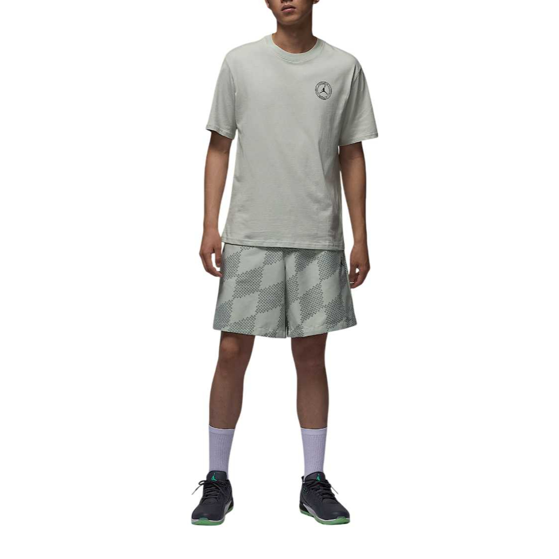 Спортивные шорты мужские Dri FIT Jordan, зеленый — фото 4