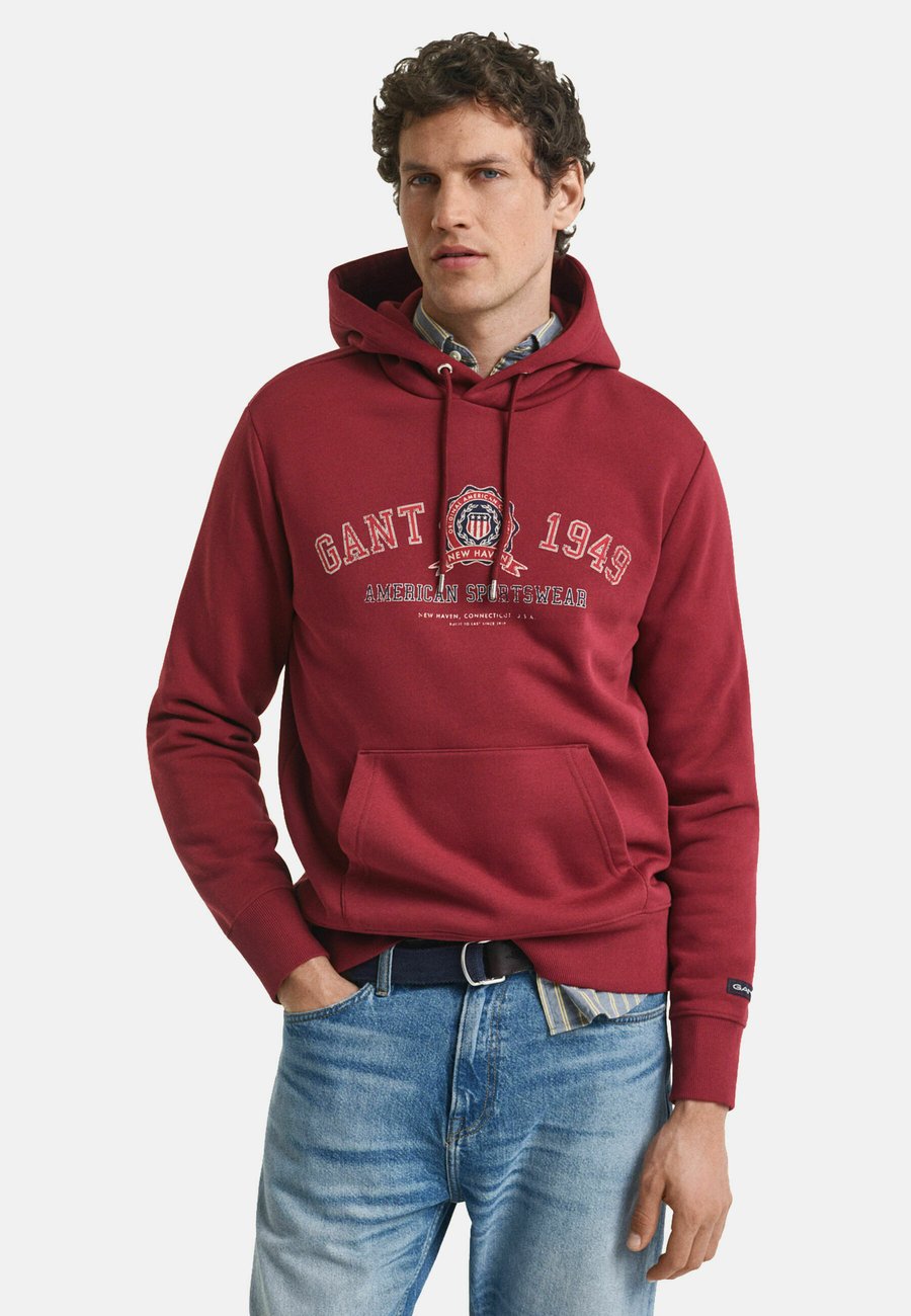 

Худи GANT CREST GRAPHIC, Plumped Red/Red