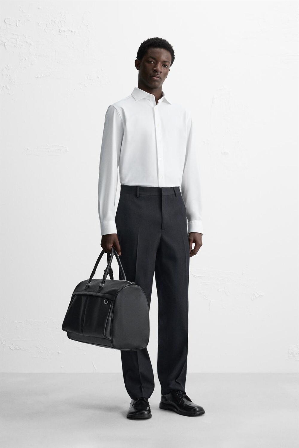 

Рубашка стрейч ZARA, белый