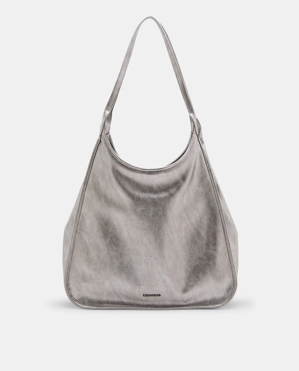 

Сумка-шоппер с эффектом кожи Tintoretto, серо-зеленый