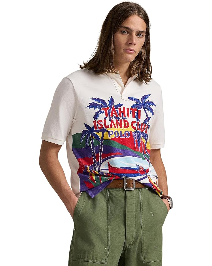 

Поло Polo Ralph Lauren Short Sleeve Animated Mesh - Classic, цвет Tahiti Island Club