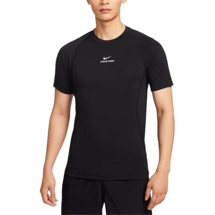 Мужская майка Pro Training Dri FIT с короткими рукавами Nike, черный — фото 2