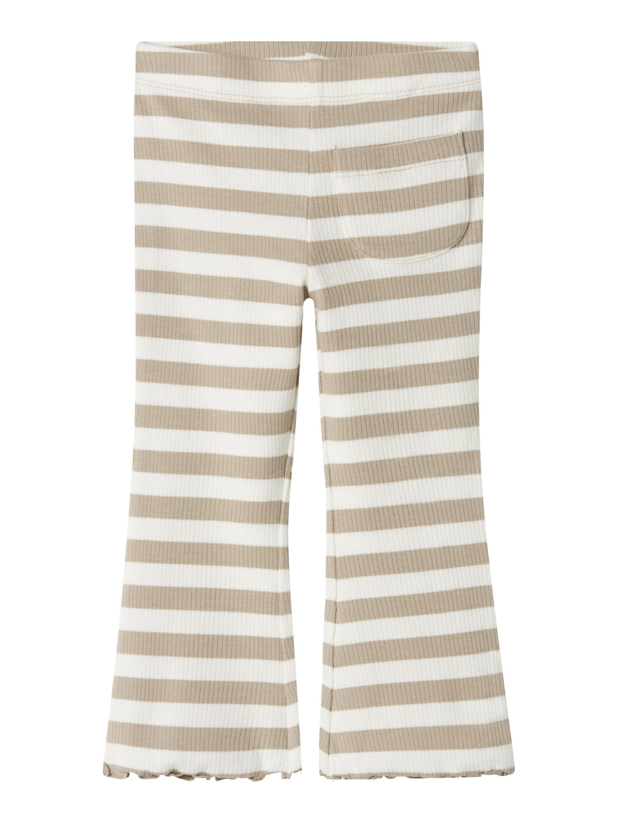 

NAME IT Брюки клеш 'NMFTaia' в бежевом цвете