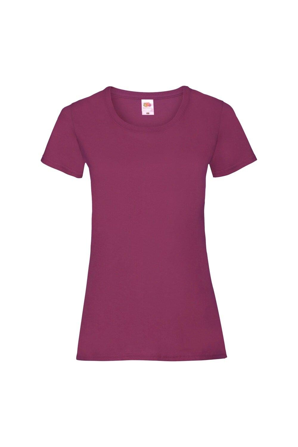 

Легкая футболка с короткими рукавами Lady-Fit Fruit of the Loom, красный