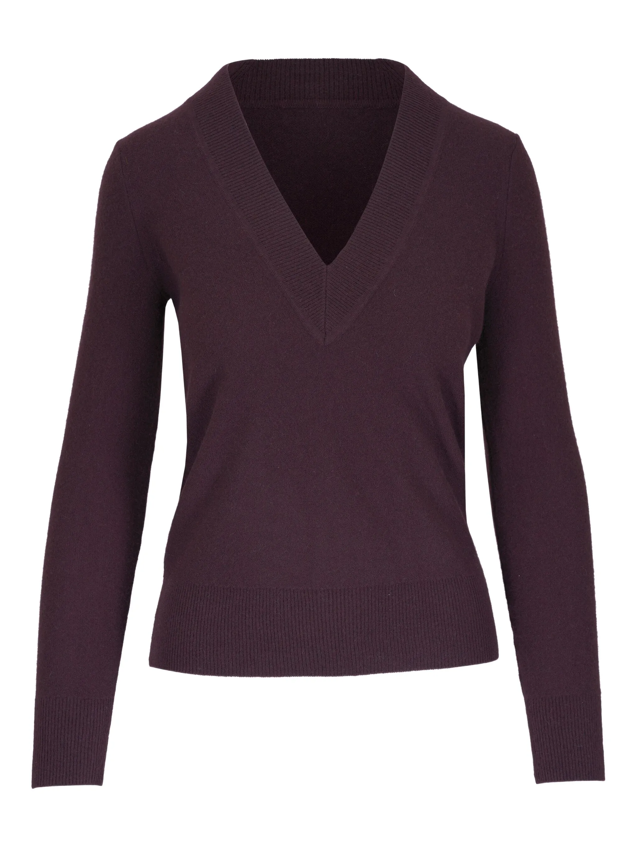

Свитер с V-образным вырезом Veronica Beard, фиолетовый