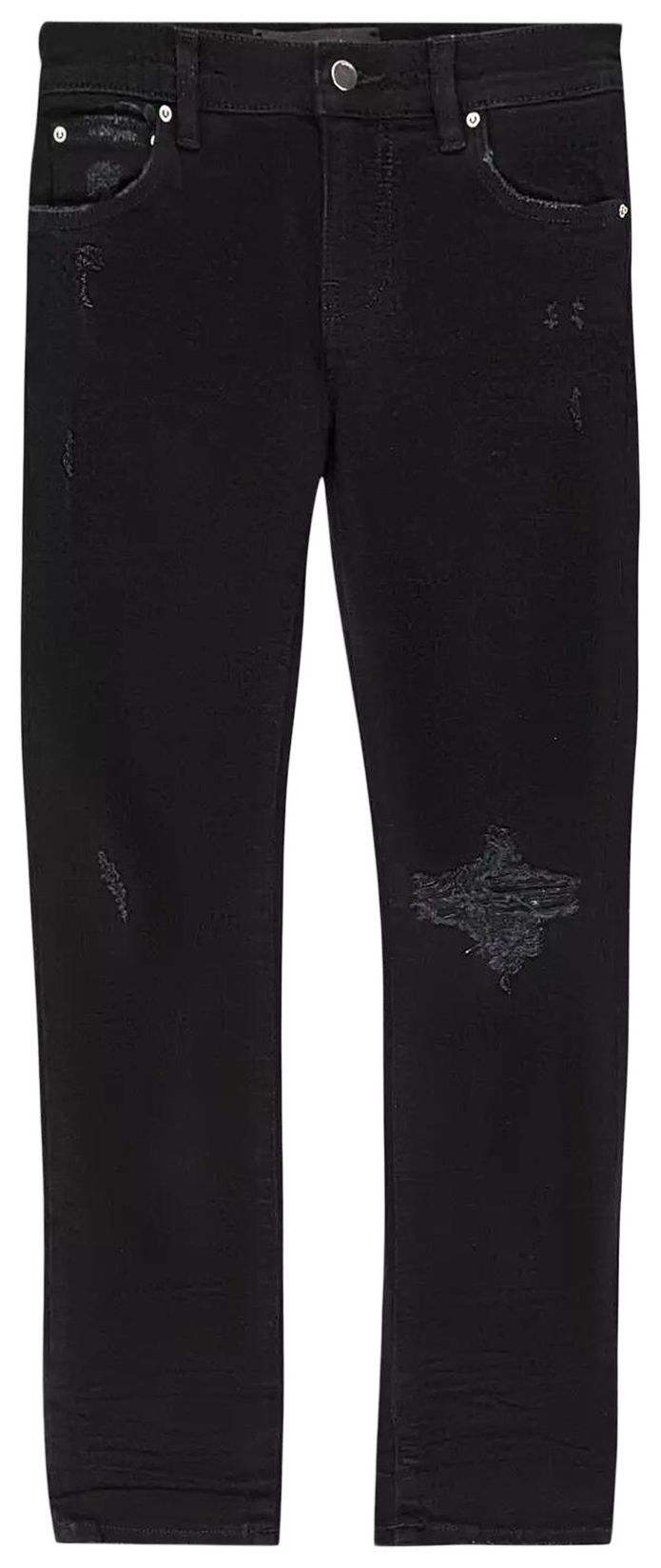 

Джинсы Amiri Kids Distressed Washed Jeans 'Black', черный