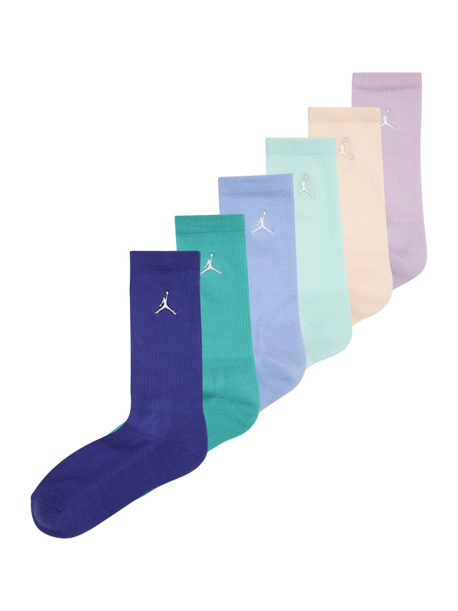 

Носки Jordan EVERYDAY ESSENTIALS, цвет Nude/Turquoise/Dusty blue/Sky blue/Dark blue/Lavender