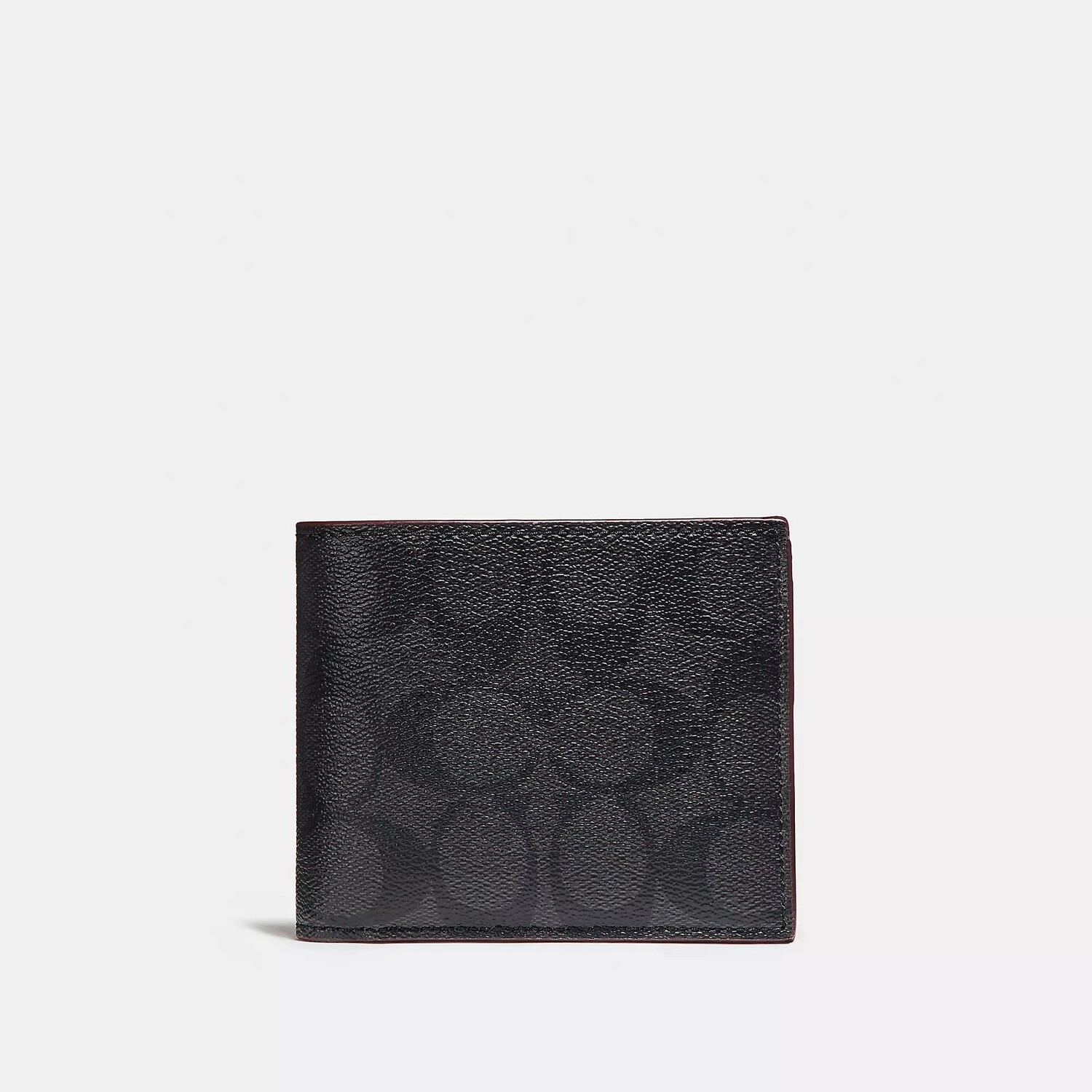 

Кошелек 3 в 1 Coach Outlet из фирменной парусины, цвет Black/Black/Oxblood