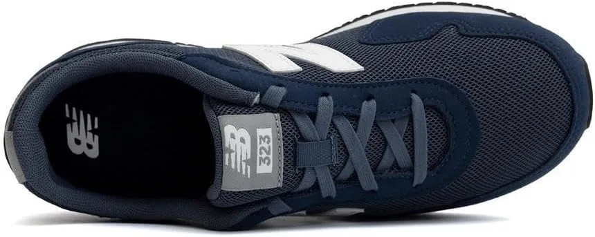 Детские кроссовки New Balance 323 унисекс, белый/темно-синий — фото 3