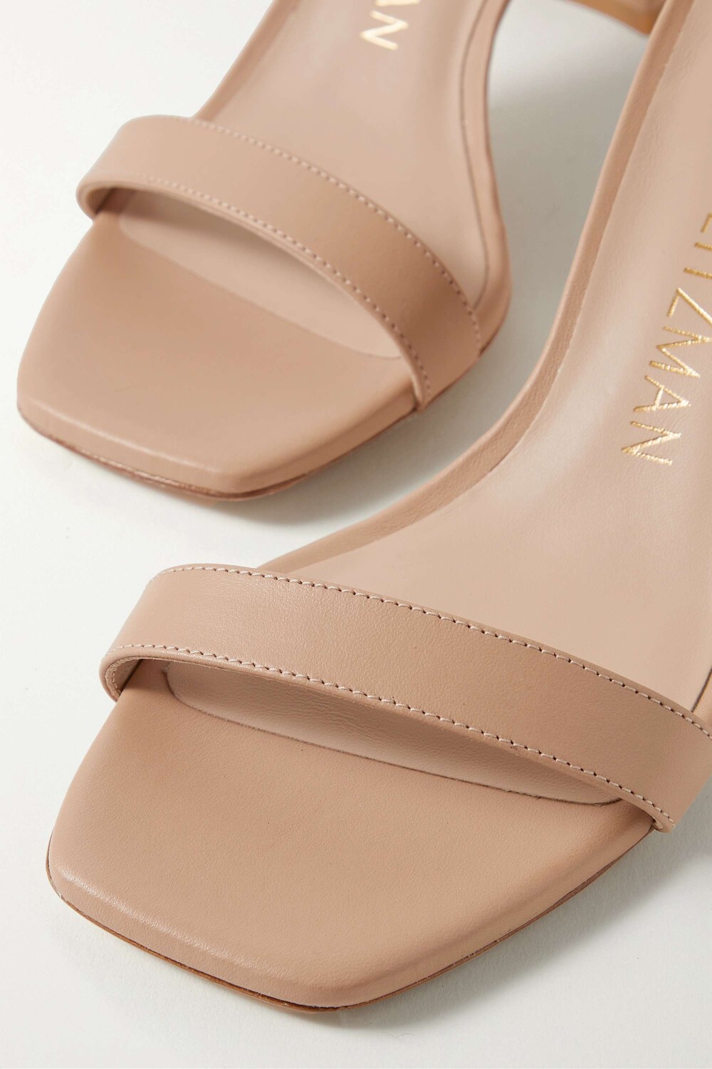 STUART WEITZMAN кожаные сандалии NudistCurve, розовый — фото 2