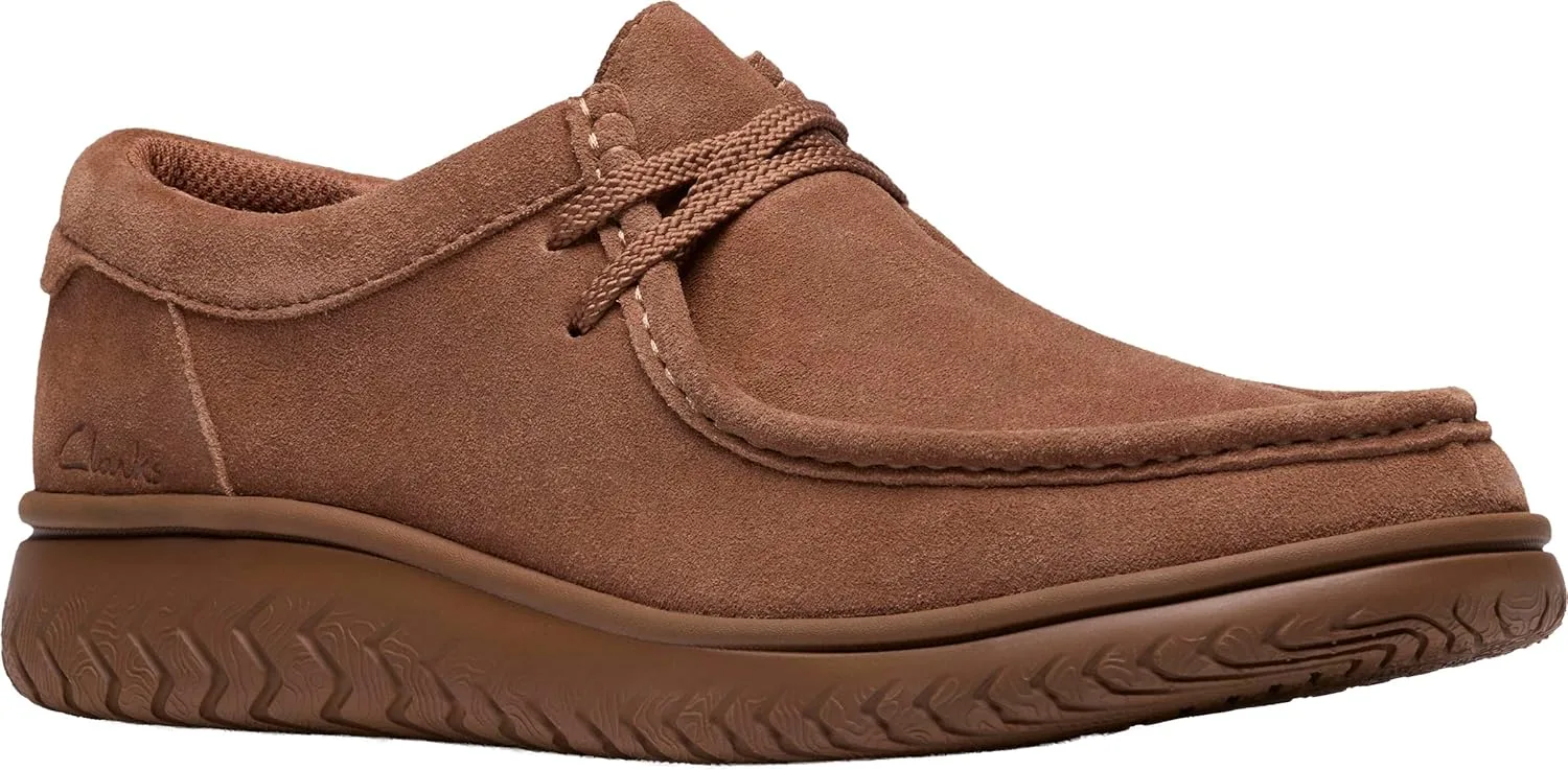 Мужские низкие лоферы Clarks RelaxLite, цвет Cola Suede