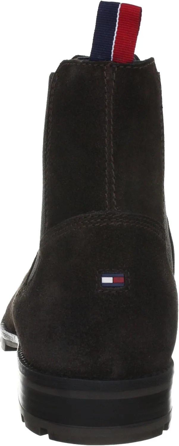 Ботинки мужские Tommy Hilfiger Carlos 8B Chelsea FM56814750 - Коричневые - Размер 41 EU — фото 3