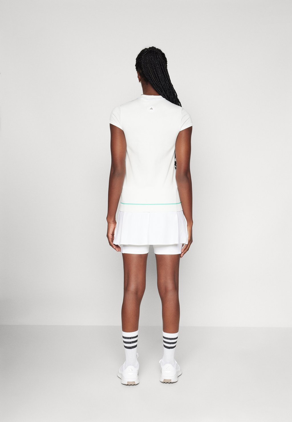 Спортивная юбка TRUENATURE SKORT Adidas by Stella McCartney, белый — фото 3