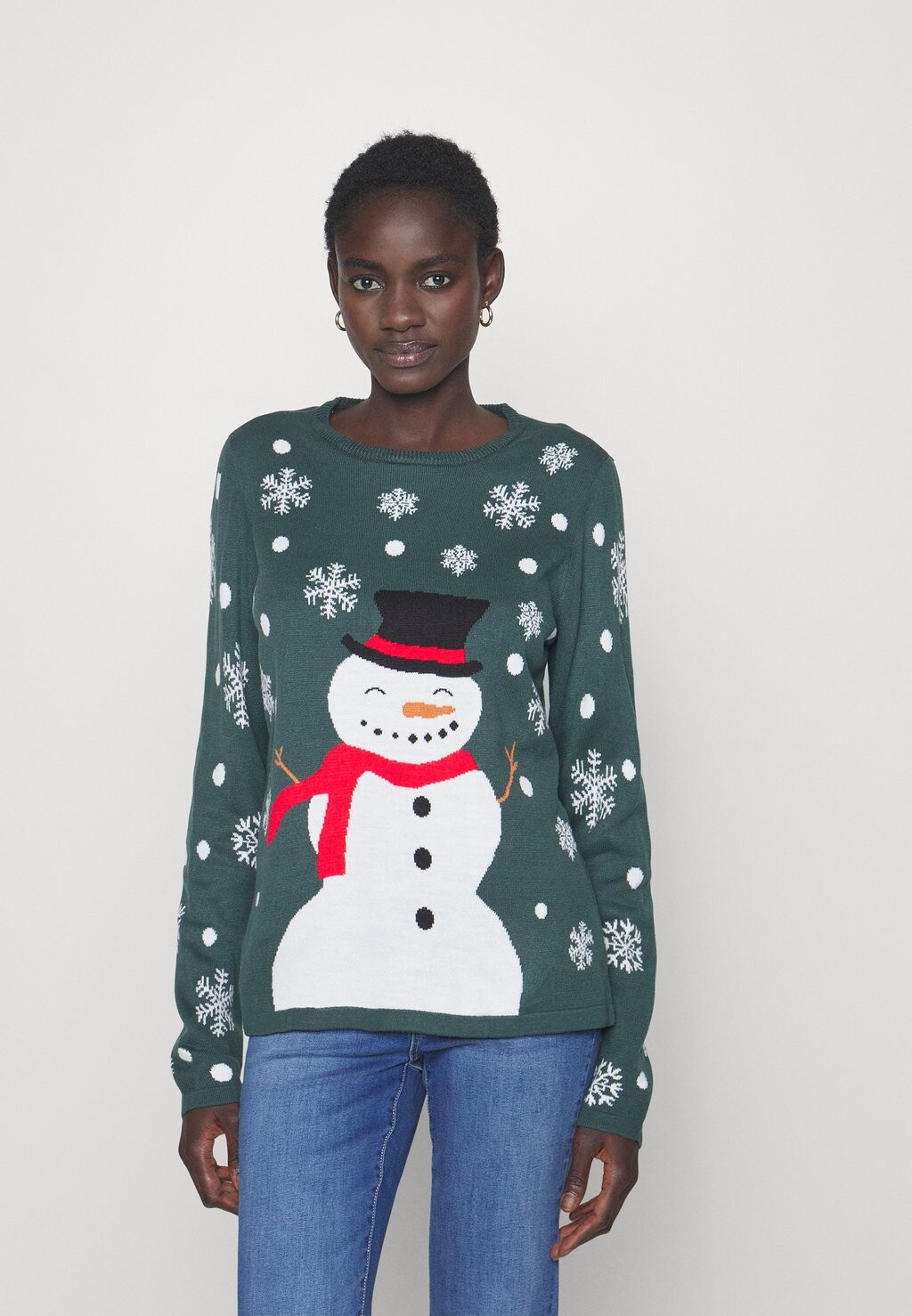 

Свитшот JDY Tall JDYLUCIA SNOWMAN, зеленый