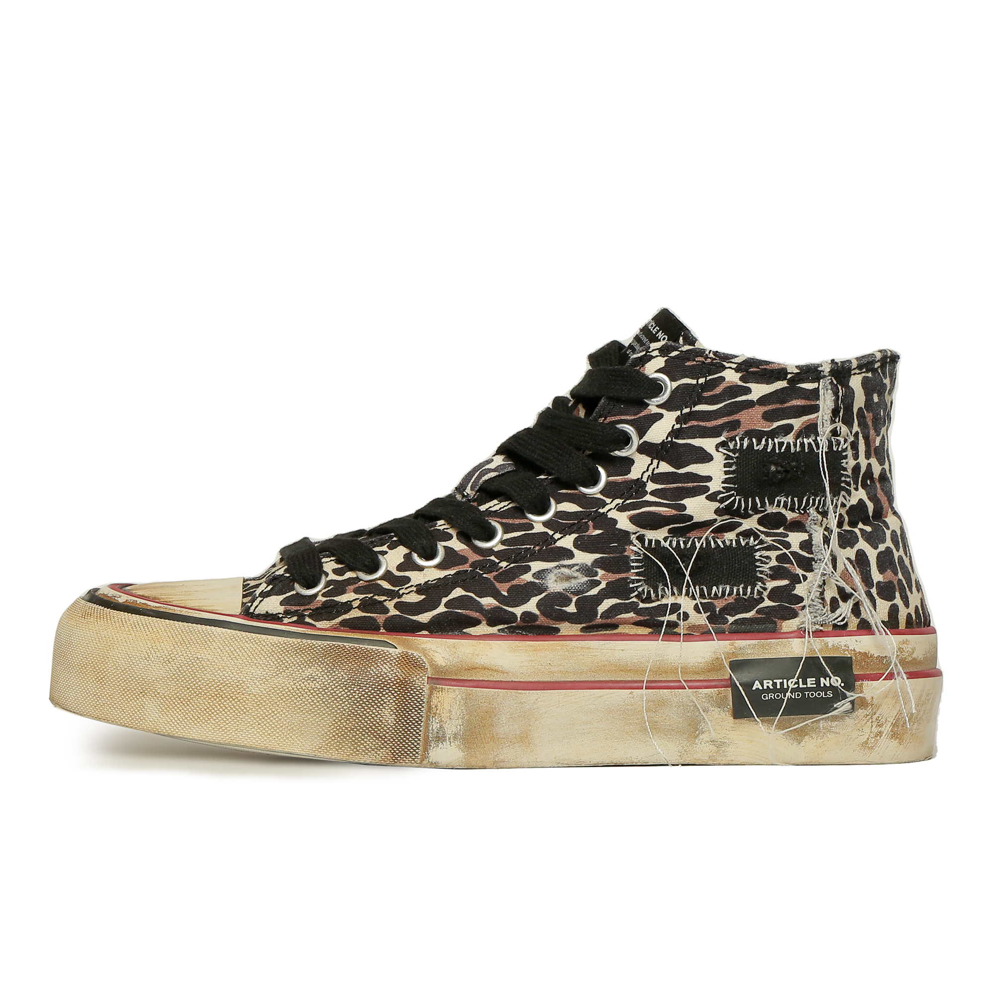 

Кроссовки ARTICLE NO. Skateboarding Shoes Unisex High-top Giraffe Stripe, цвет Dirty giraffe prints