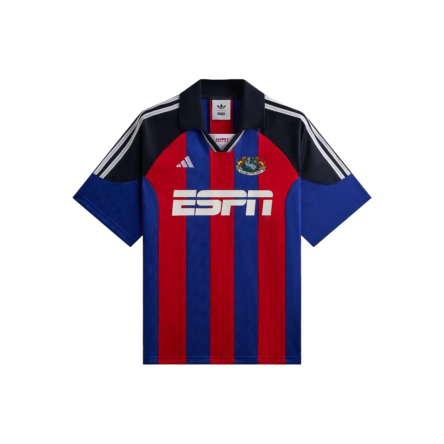 

Футболка Kith X Adidas Football Espn Jersey Adidas Originals, красный/синий