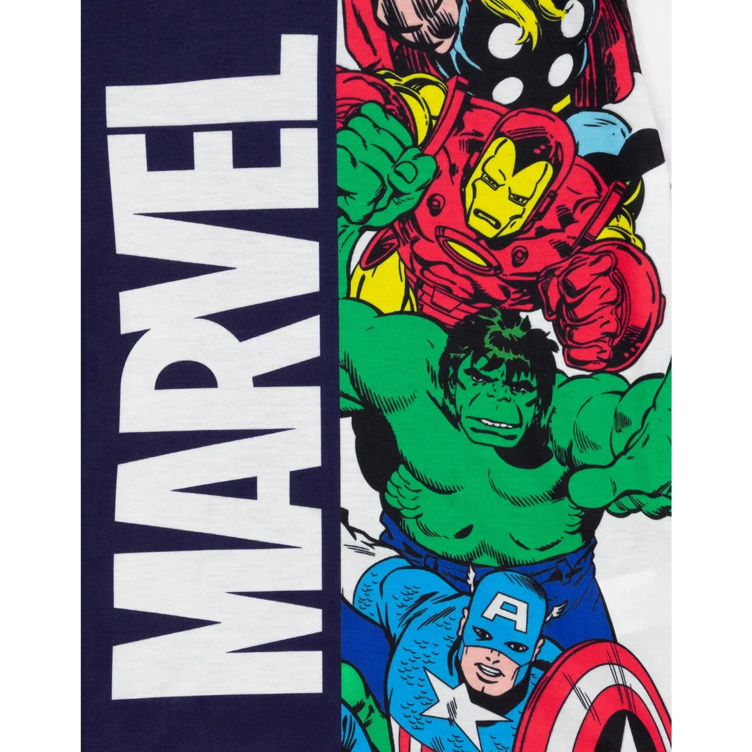 Пижама детская с супергероями Marvel Disney, синий — фото 2