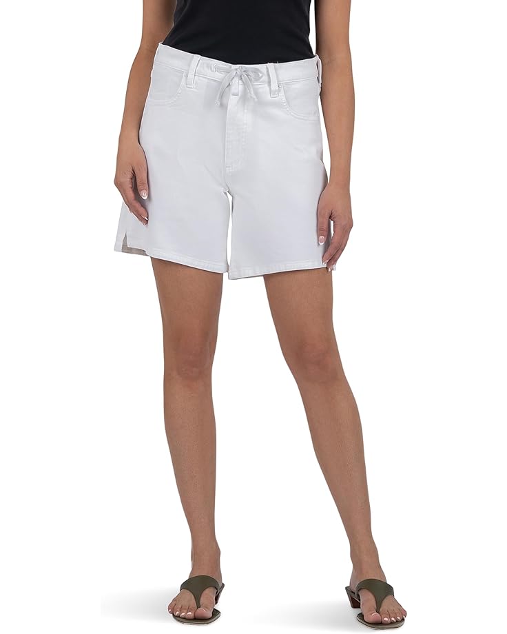 

Шорты KUT from the Kloth Holly High-rise Shorts Basic Hem, белый