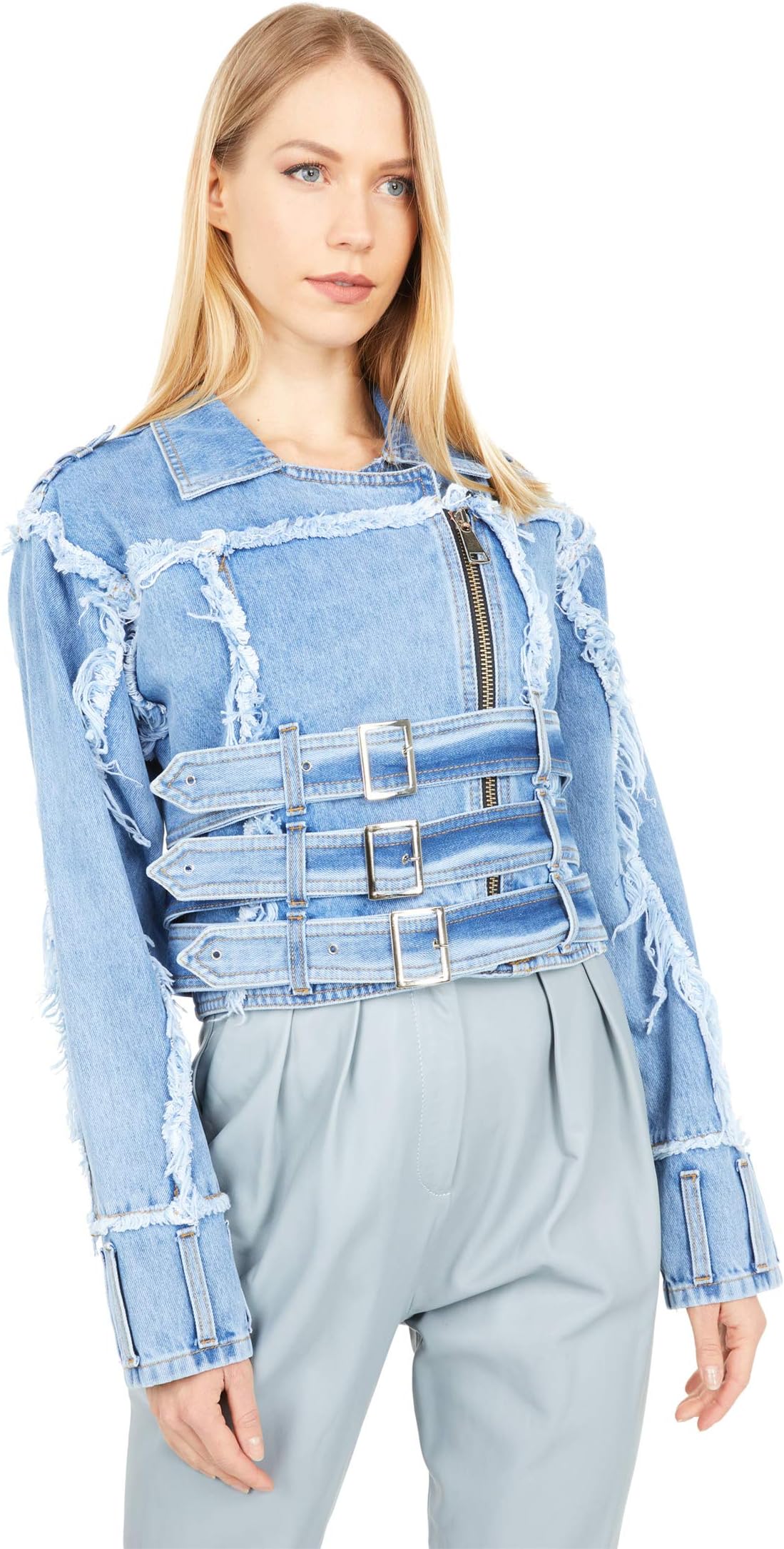 

Куртка Faith Connexion Belts Denim Jacket, цвет Indigo