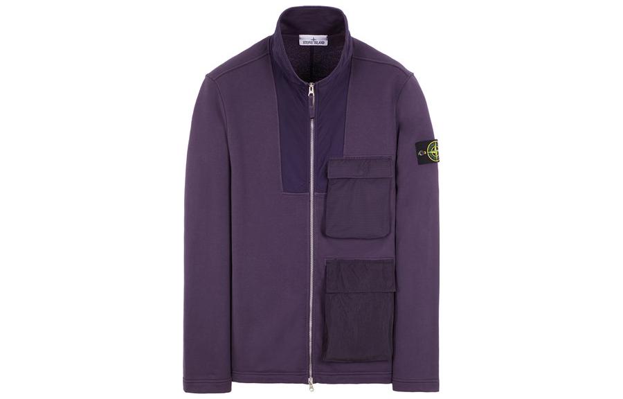 

Мужская куртка из смешанной ткани серии HYPE-TC, цвет чернильно-синий Stone Island, синий