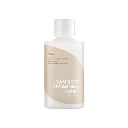 

ISNTREE Yam Root Vegan Milk Toner 200 мл 6,76 жидких унций — глубоко увлажняющий тоник — защищает кожный барьер