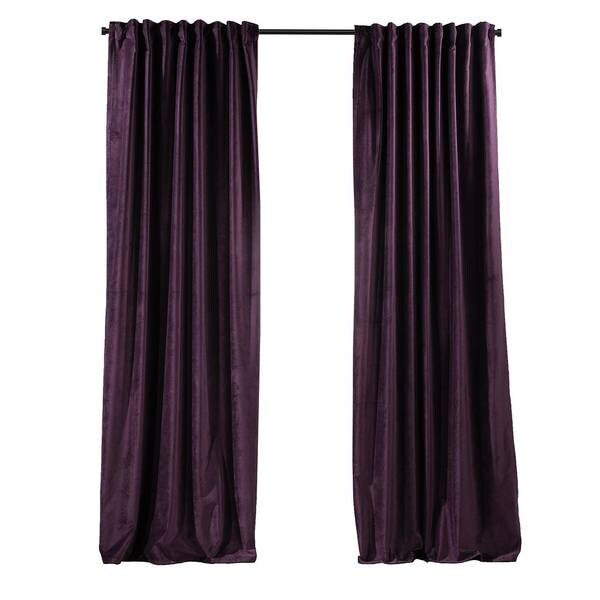 

Бархатная штора Puude Home Design 140325, 25x1x140 см, фиолетовый