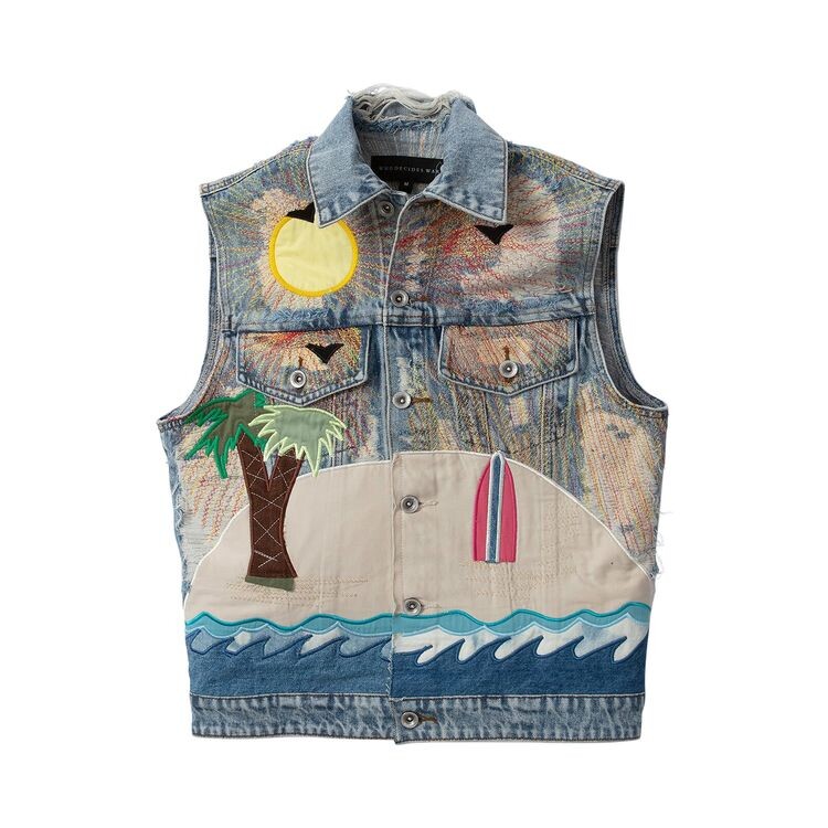 

Жилет Who Decides War x Pale USA Seaboard Vest Multicolor, разноцветный