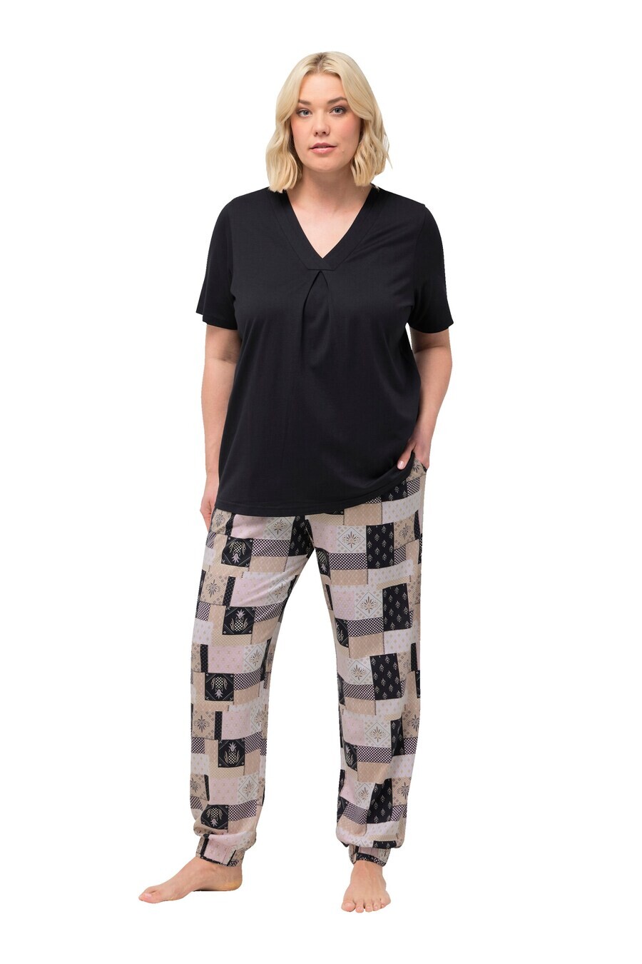 

Пижама Ulla Popken Pajama, черный